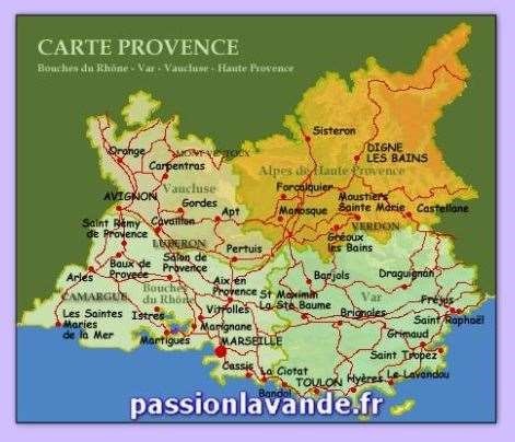 carte Provence
